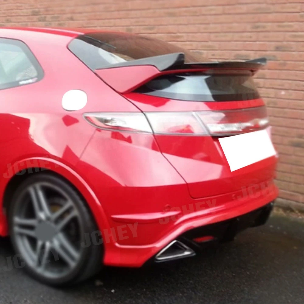 

for Honda Civic FN2 2007-2011 Typer Carbon Fiber Rear Trunk Spoiler FRP Rear Boot Duckbill Spoiler Wing BodyKits Car Accessories