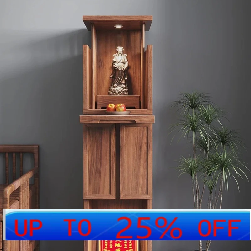 

CX Buddhist niche new Chinese style vertical cabinet solid wood altar cabinet for household use