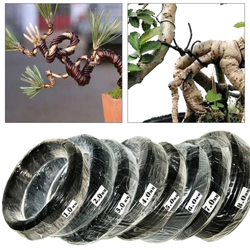 5 metri Bonsai Wire Plant Support filo da addestramento Bonsai in alluminio anodizzato per forme di piante accessori da giardino