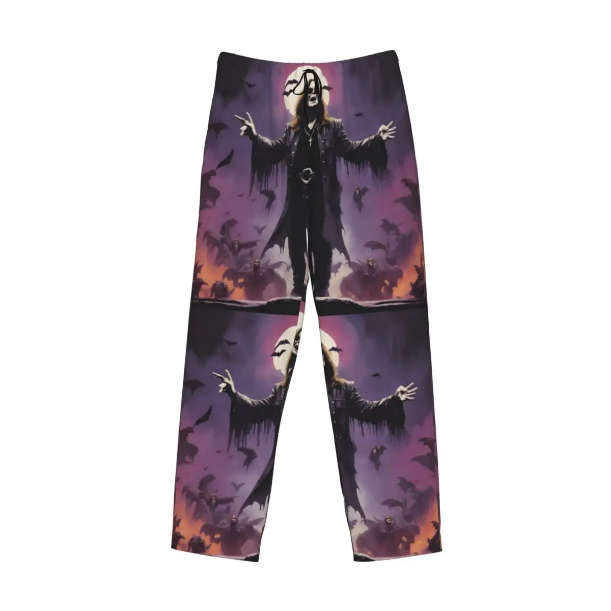 مخصص طباعة الرجال Ozzy Osbourne بيجامة السراويل أمير الظلام ملابس خاصة صالة النوم قيعان مع جيوب