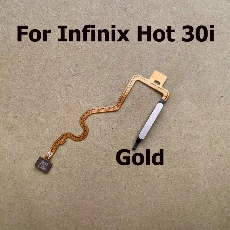 Fingerprint Scanner For Infinix Hot 30i Home Button Fingerprint Menu Return Key Sensor Flex Cable For Hot 30 Play NFC 4G