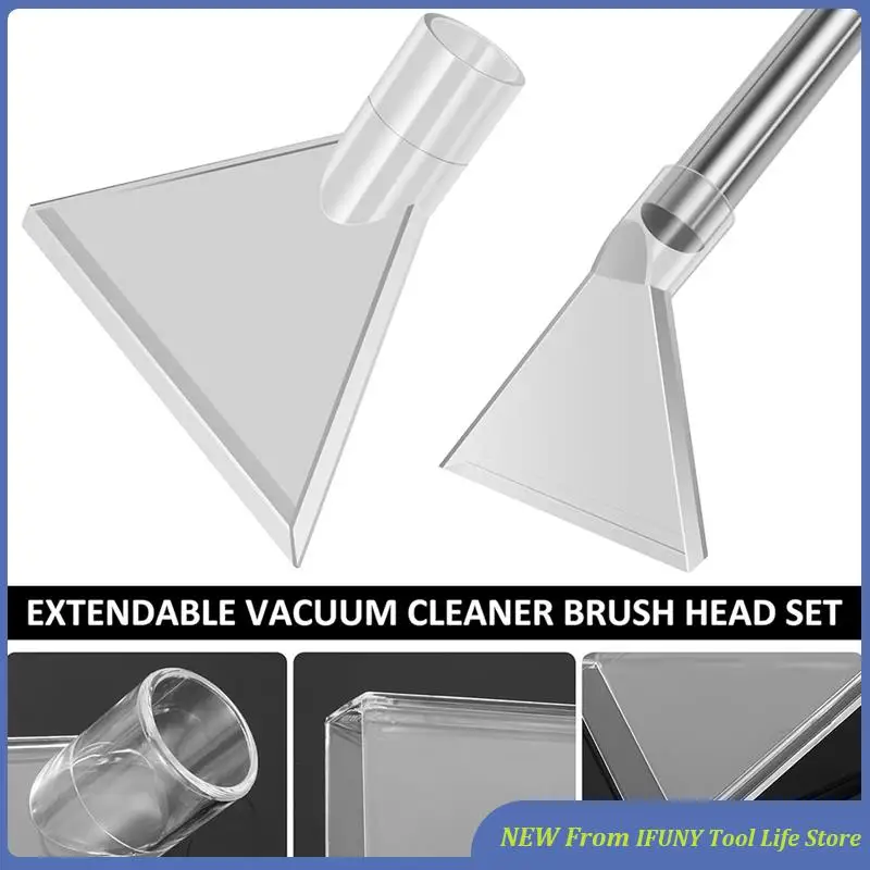 

Vacuum Extractor Attachment,Vacuum Cleaner Brush Head Extraction Nozzle With 4 Connectors Shatter Proof Carpet Cleaninga Parts N