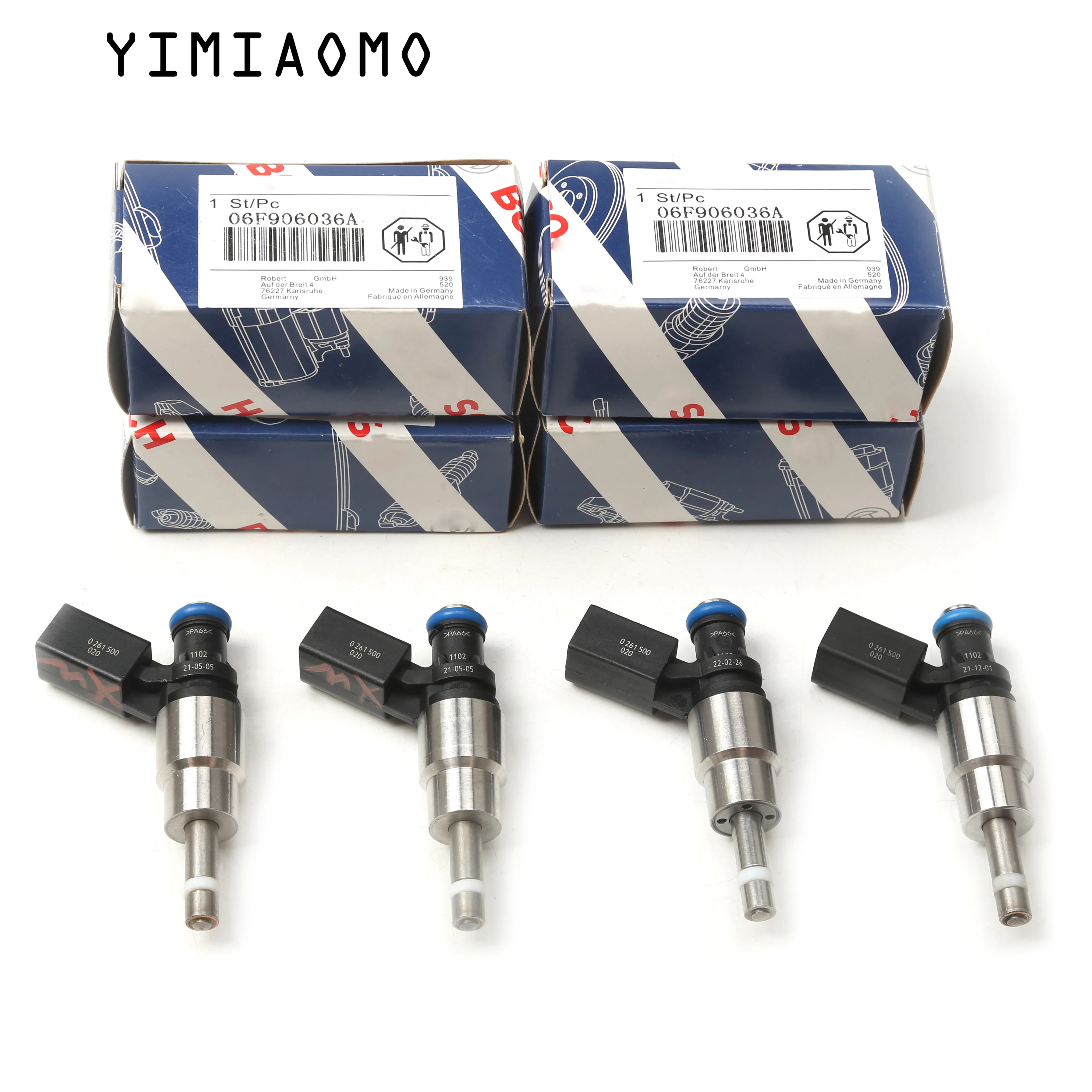 

06F906036G 4Pcs Car Accessories Fuel Injector Kit For VW Jetta 2.0TFIS Passat Audi A3 A4 A6 Skoda Minri Sienna Leon 06F906036A