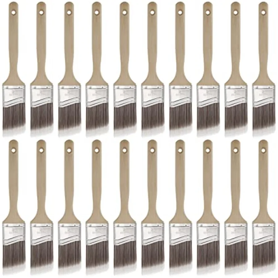 

0 ch Angle Pat Brushes for Acrylics Stas terior and Exterior Use