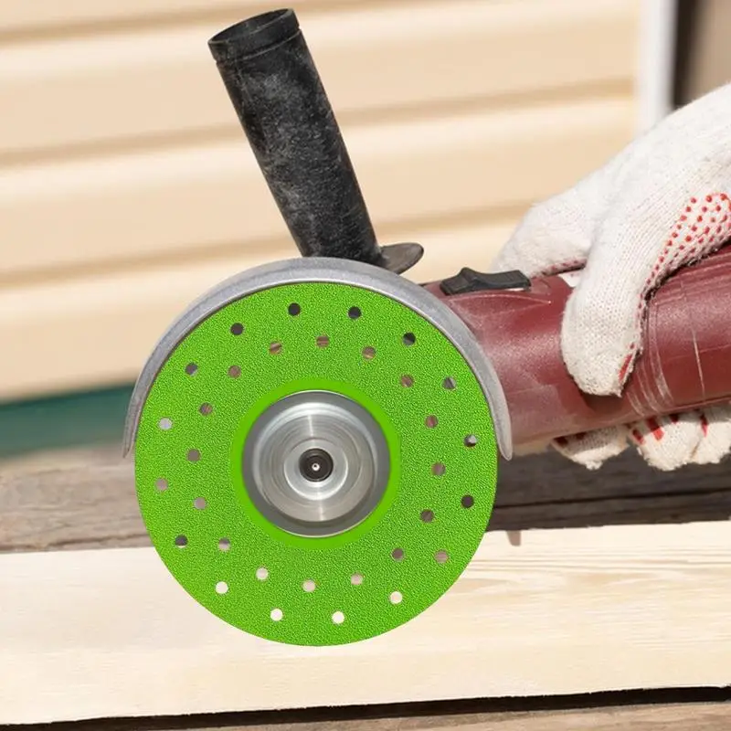 قرص الطحن ذو بلاطة الصخور، عجلة قطع السيراميك متعددة الأغراض، عجلة طحن مع أداة صنفرة بفتحات متعددة لنبيذ اليشم