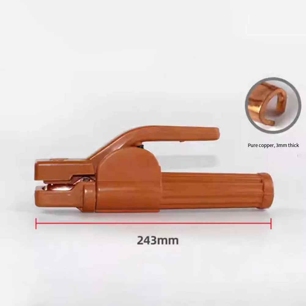 Ergonomic Design Welding Clamp Industrial Use Heavy Duty Electrode Excellent Electrical Conductivity Fatigue-free Operation