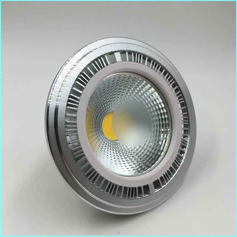 AR111 COB LED Spotlight Ultra Bright 10W 15W Dimmable G53 GU10 QR111 ES111 LED Ceiling Lamps Downlights AC220V 110V DC12V