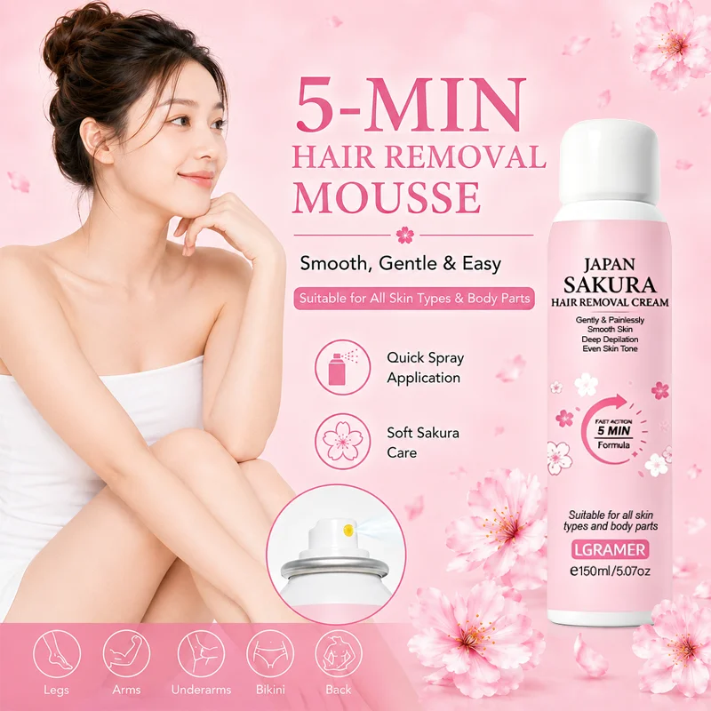 Hair Care In Japan - Hair Removal Mousse Spray Painless Depilatory