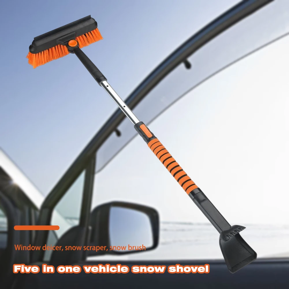 Ice Scraper Snow Brush Shovel Portable Snow Cleaning Scraping Tool Deicing Sweeping Tools