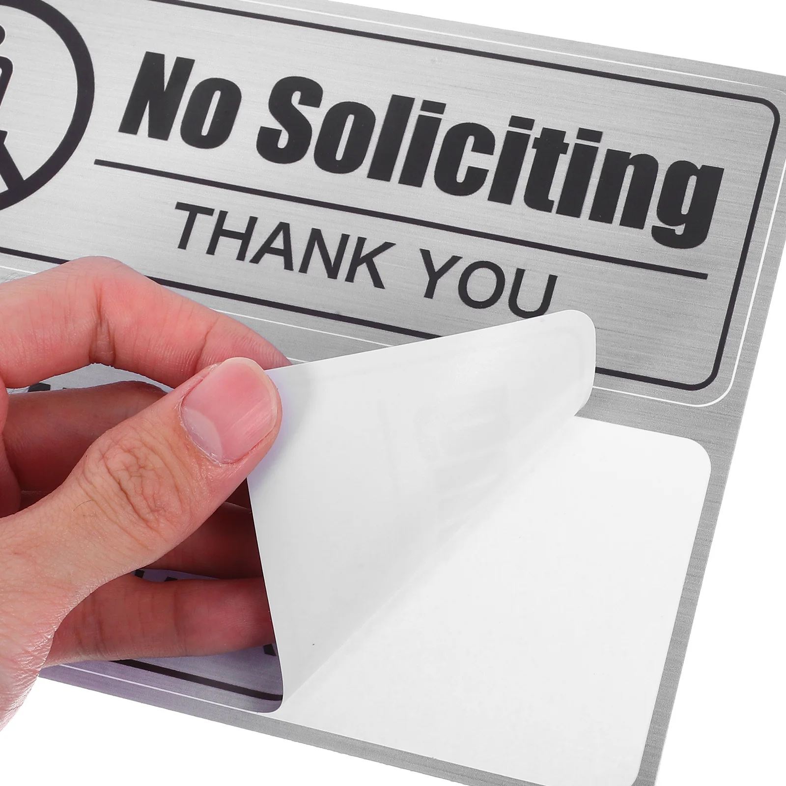 2 مجموعات لا علامة التماس PVC مانعة لتسرب الماء ذاتية اللصق باب جدار مدخل علامة تحذير للمنزل مكتب الاستخدام الداخلي في الهواء الطلق