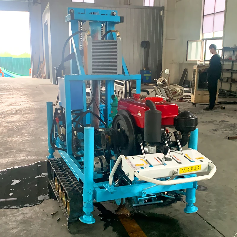 Perforatrici cingolate idrauliche per pozzi d'acqua poco profonde - Profondità personalizzata da 150 m a 250 m