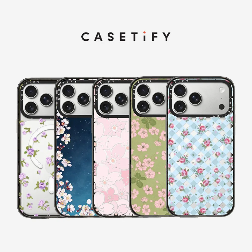 

CASETiFY Spring in Bloom Series Magnetic Drop-proof Case for iPhone 13 14 15 16 17 Pro Max Air Plus Protect Cover