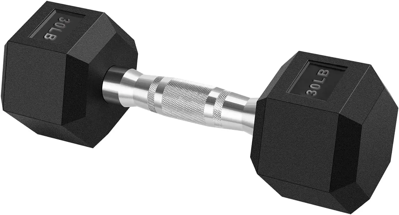 

8 Colors Options Compatible with Set of 2 Rubber Dumbbell Weight 5 50 LB Anti Slip Anti roll Shape