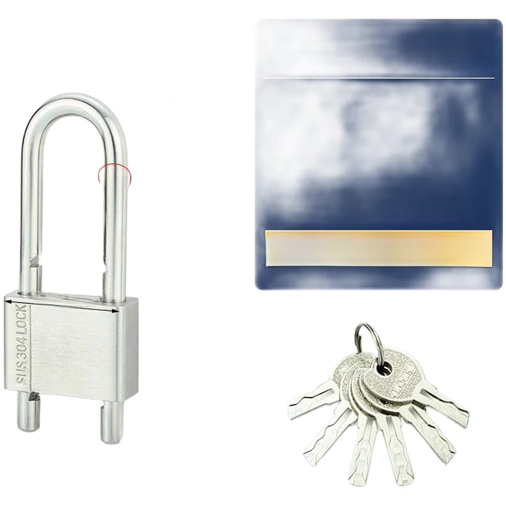 304 Stainless Steel U Shape Security Device for Glass Doors Sliding Doors Used in Shop Front and Store Security