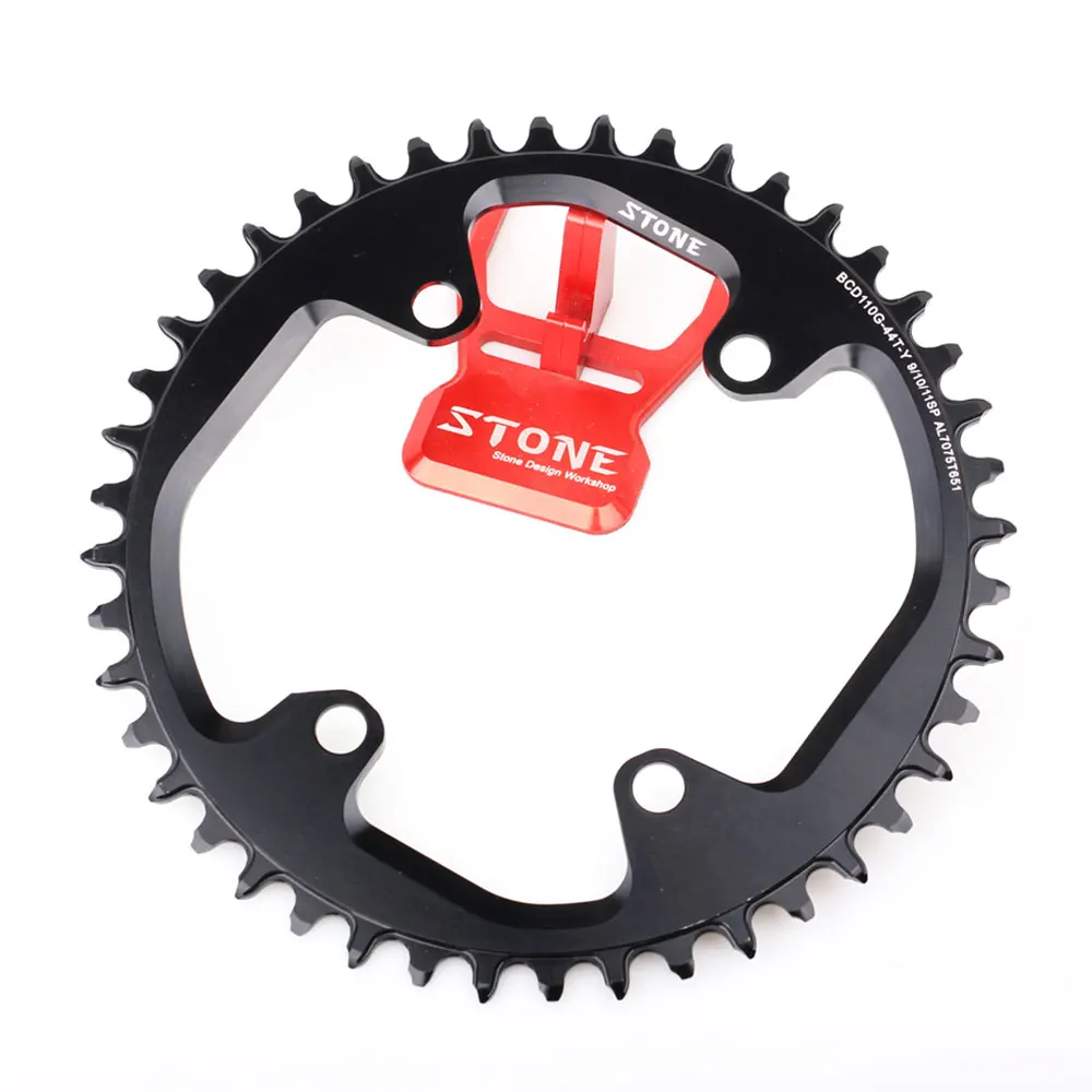 Stone Round Chainring 110 BCD for Gravel GRX FC RX810 RX600 34 36 38 40 42 46 58T 60T Tooth Road Bike Chainwheel 110bcd