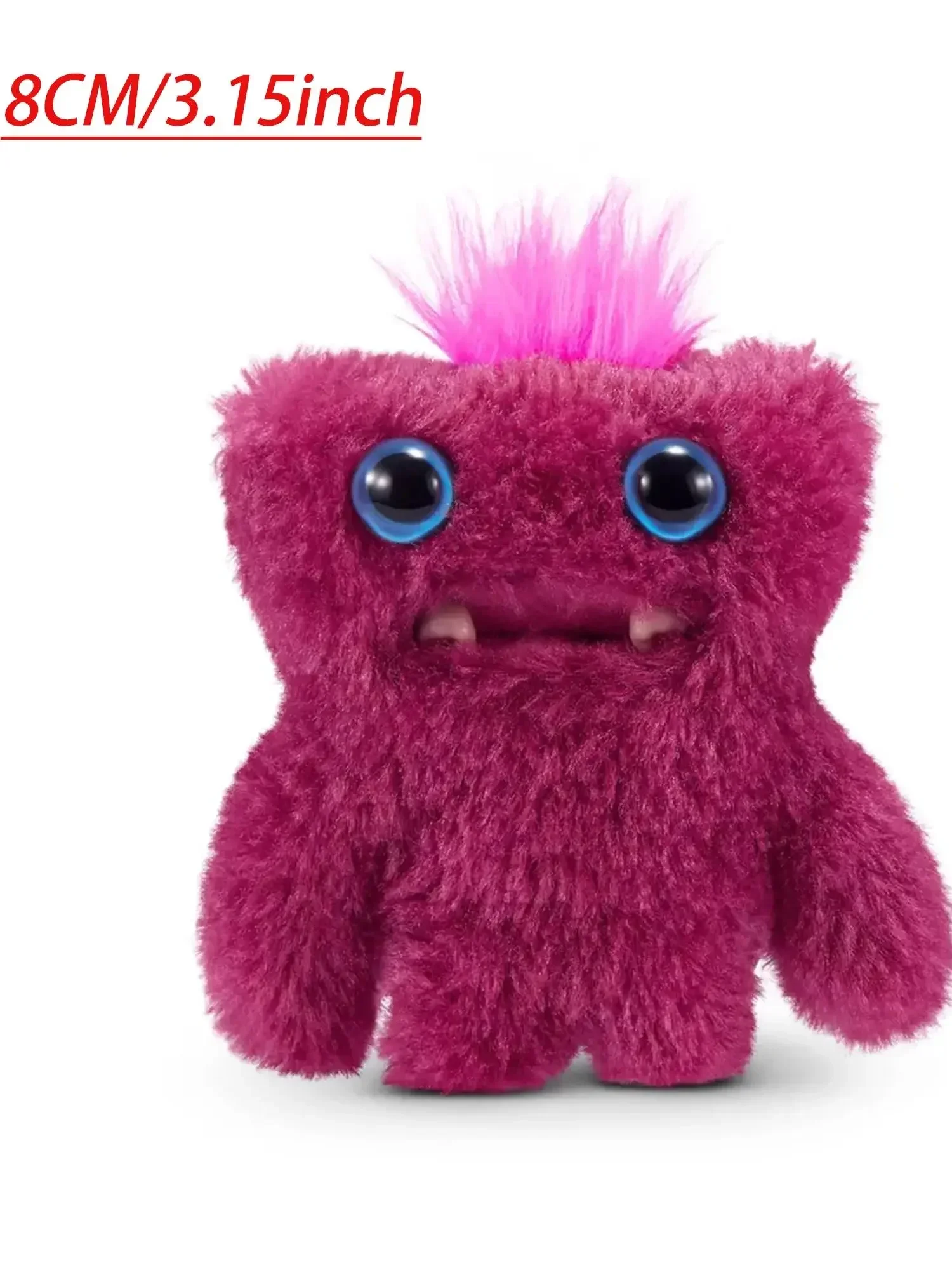 Pluszaki Fuggler Brzydkie Potwory z Zębami Fuggler Dziecięcy Kreskówkowy Królik z Szerokimi Oczami Dziwak Peluche Kawaii Wielokolorowa Lalka Peluche 8-9CM — zdjęcie 2