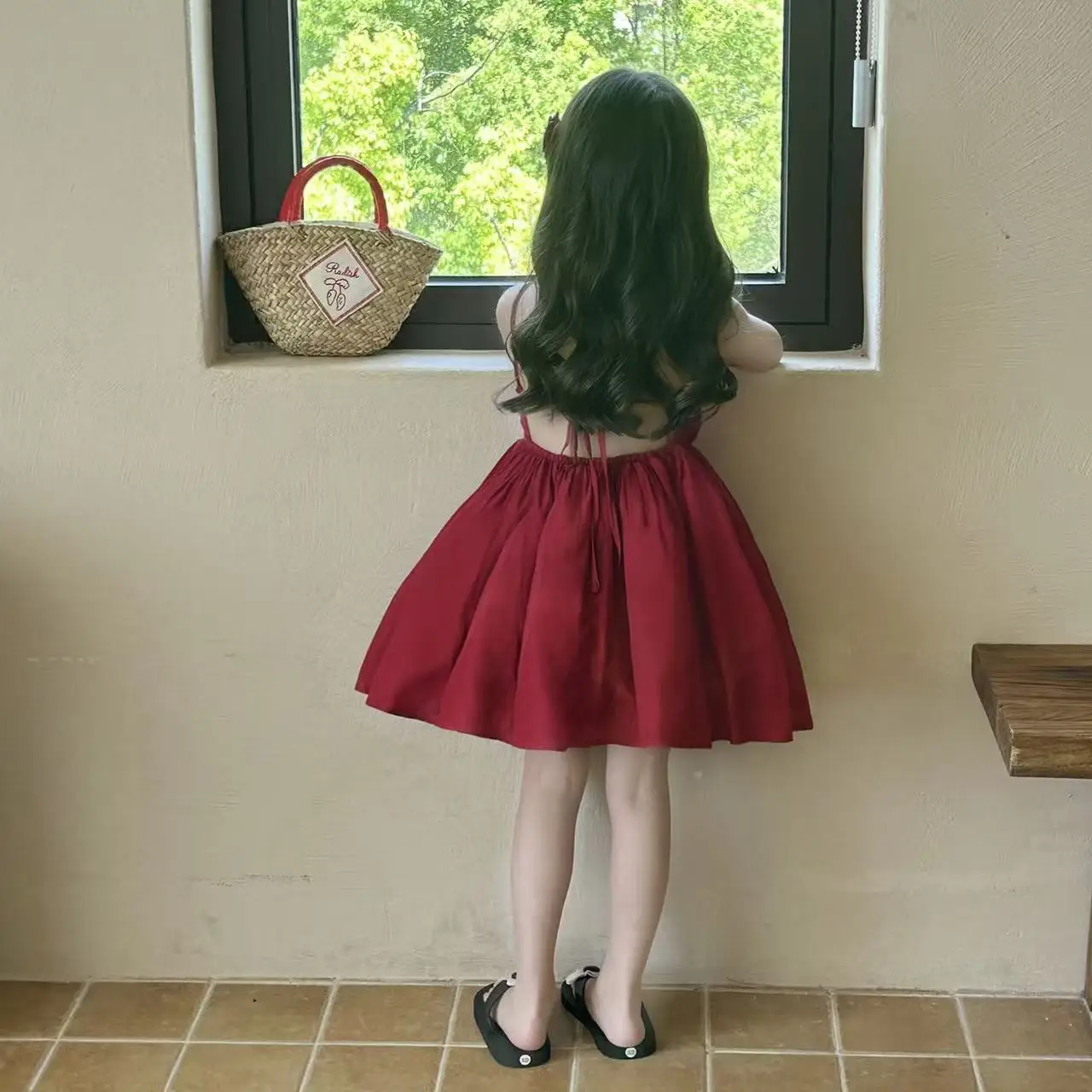 

Girls Camisole Dress 2026 Summer New Style Children's High-end Sense Niche Backless Dress 2 3 5 7 Y