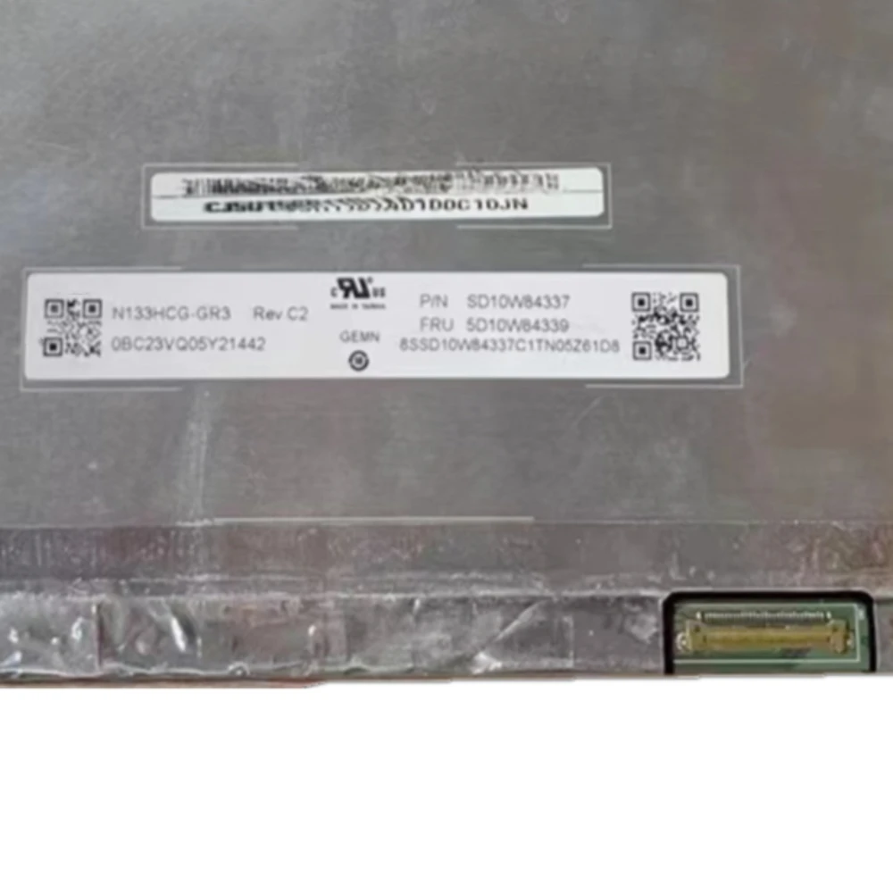 

N133HCG-GR3 Rev.C2 EDP 30pins 100% sRGB 400 cd/m² (Typ.) 60Hz 13.3 inch LCD Screen IPS Panel FHD 1920x1080