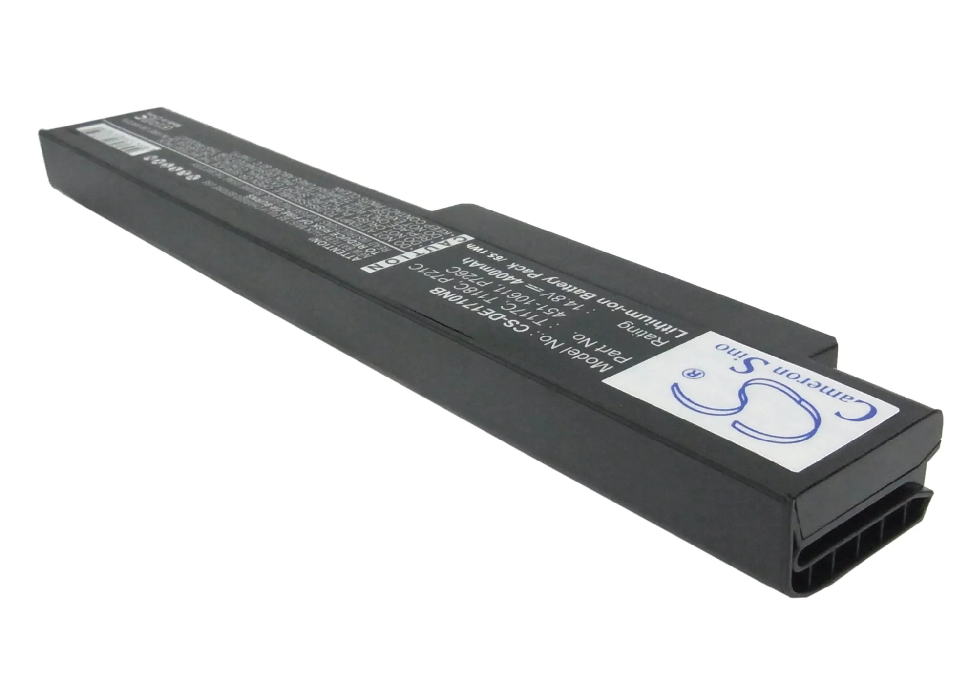 CS 4400mAh battery for DELL Vostro 1710,720 312-0740,312-0741,0894,451-10611,10612,P721C,P722C,P726C,T117C, T118C