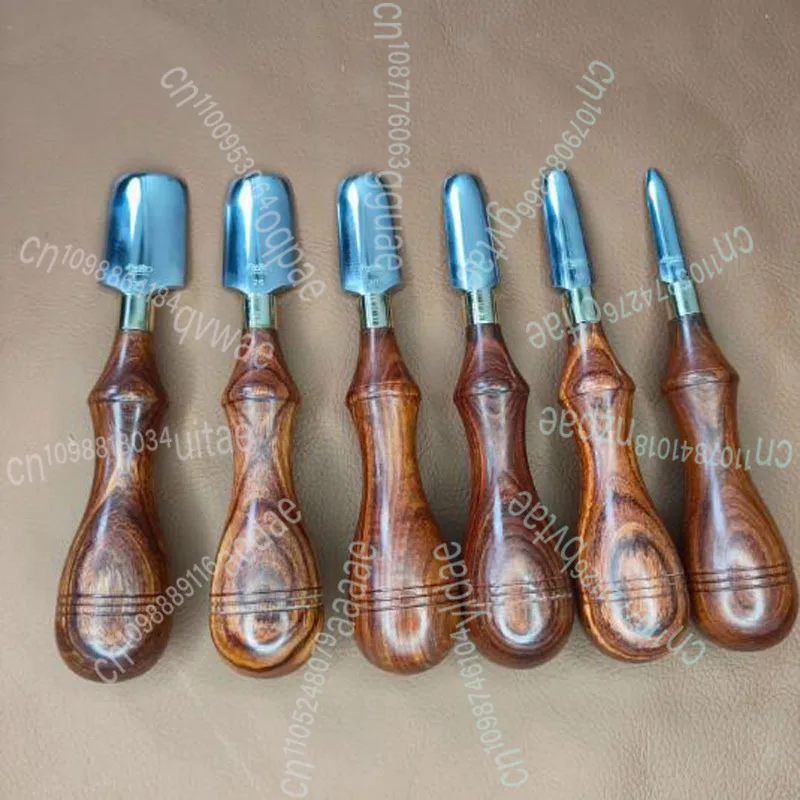 

DIY handmade leather craft shallow round hole punch cutting tool high-end leather 1/4 fillet punch DC53 steel blade cutter