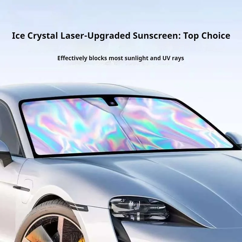 For Toyota Camry Highlander RAV4 Corolla Cross Avalon Front Windshield Sunshade UV Protection Heat Insulation Sun Shade Curtain view 4