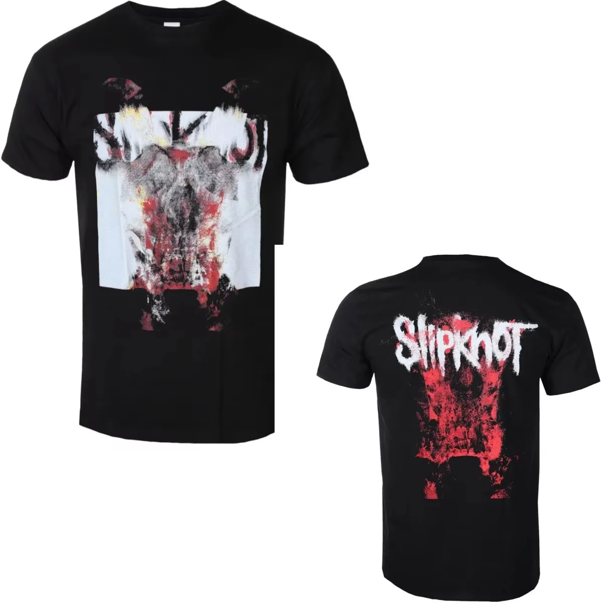Iowa Goat Splash Slipknot Band Graphic T-Shirt Cotton Men Women Streetwear Tee