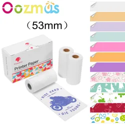 Phomemo Thermal Paper Self-adhesive Transparent Sticker For T02 M02X Pocker Printer Sticky DIY Photo Texts Study Notes Printing