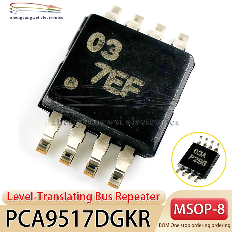 

2PCS PCA9517DGKR 7EE 7EF 7EA MSOP-8 PCA9517 Signal Buffer Interface Level Conversion Bus Repeater Communication Interface Chip