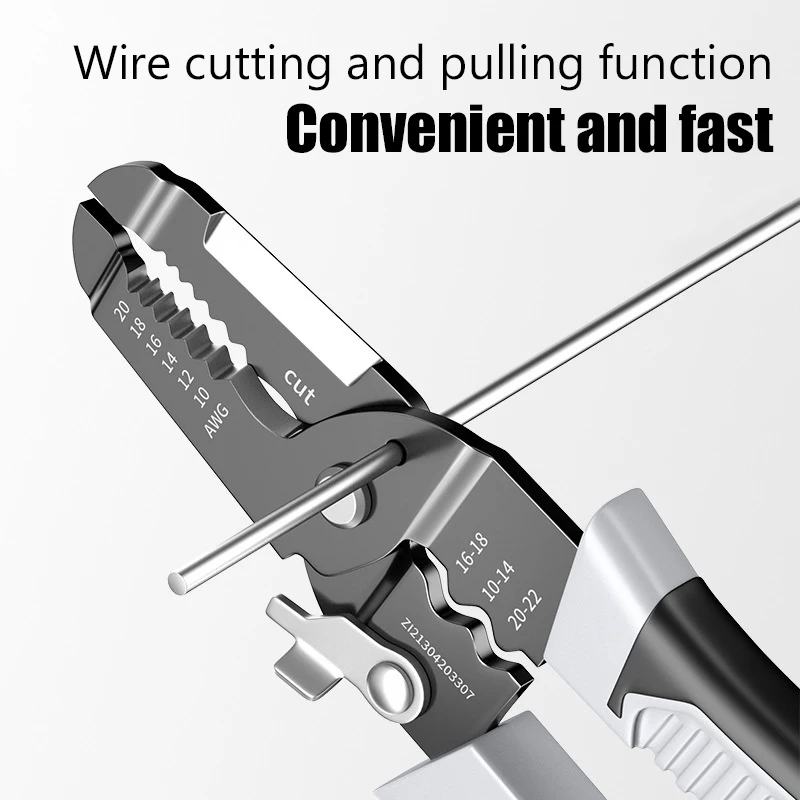 Wire Stripper Tools Multitool Plier Crimper Cable Cutter Multifunctional Stripping Tool Crimping Pliers Terminal