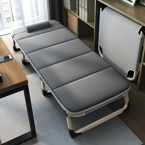 점심 시간 접이식 침대 시트, 사무실 낮잠 침대, 휴대용 에스코트 침대, 다기능 수면 의자, 간단한 캠프 침대 안락 의자