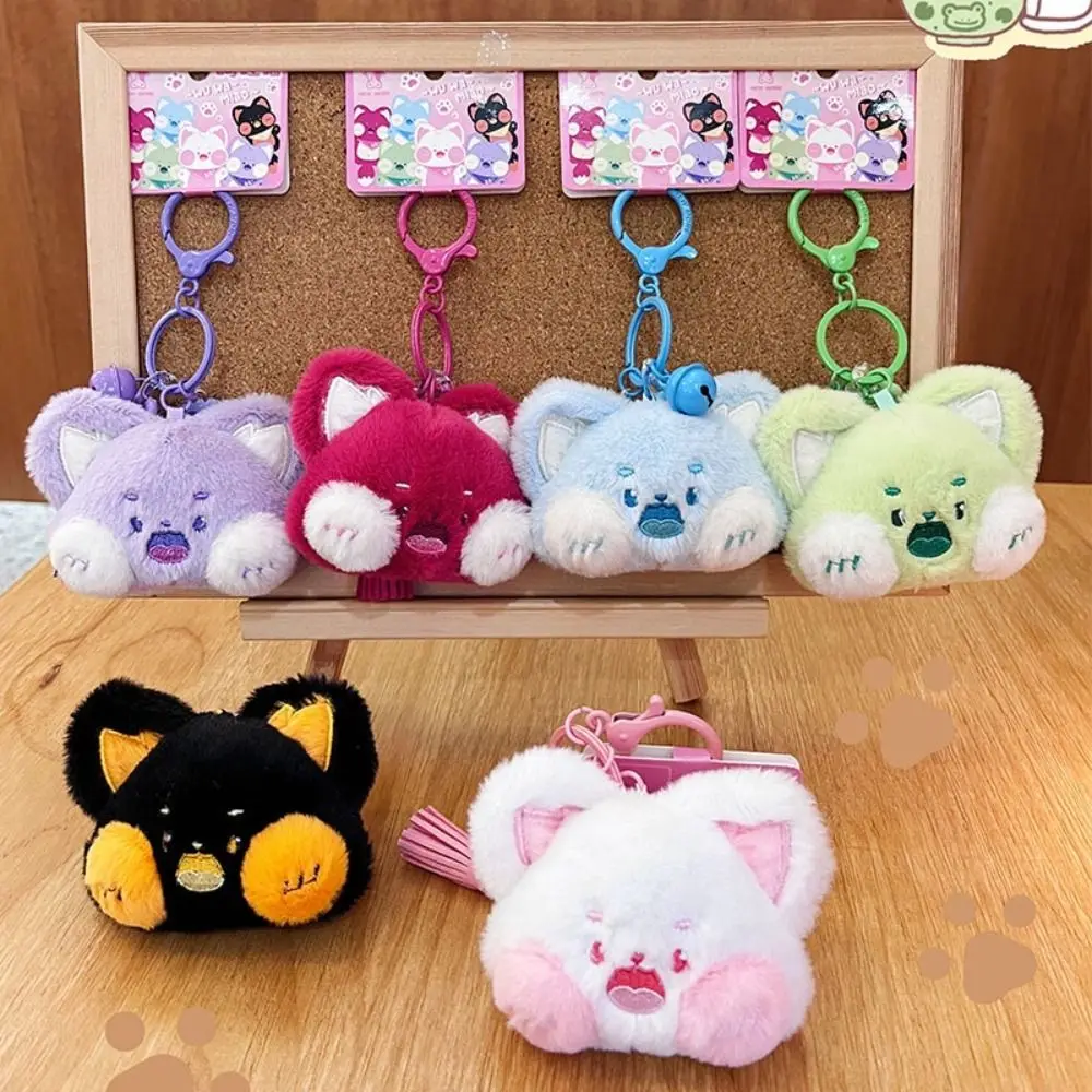 Colgante de gato Dudu de peluche a la moda, adorno colgante de dibujos animados, llavero de muñeca Dudu Kitten, mochila, llavero, accesorios para bolso