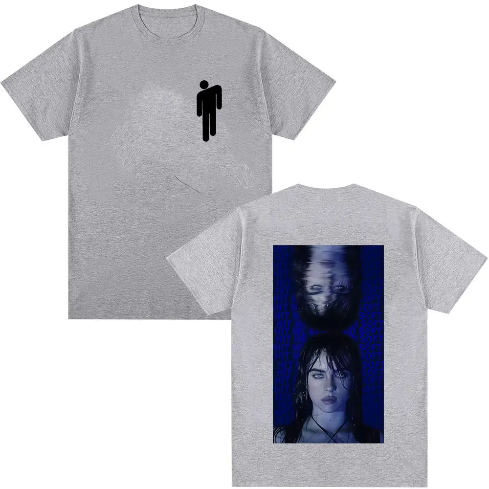 ضربني ألبوم جولة الصلبة والناعمة 2025 الجرافيك تي شيرت الرجال النساء الهيب هوب خمر القطن تي شيرتات قصيرة الاكمام القوطية الشارع الشهير