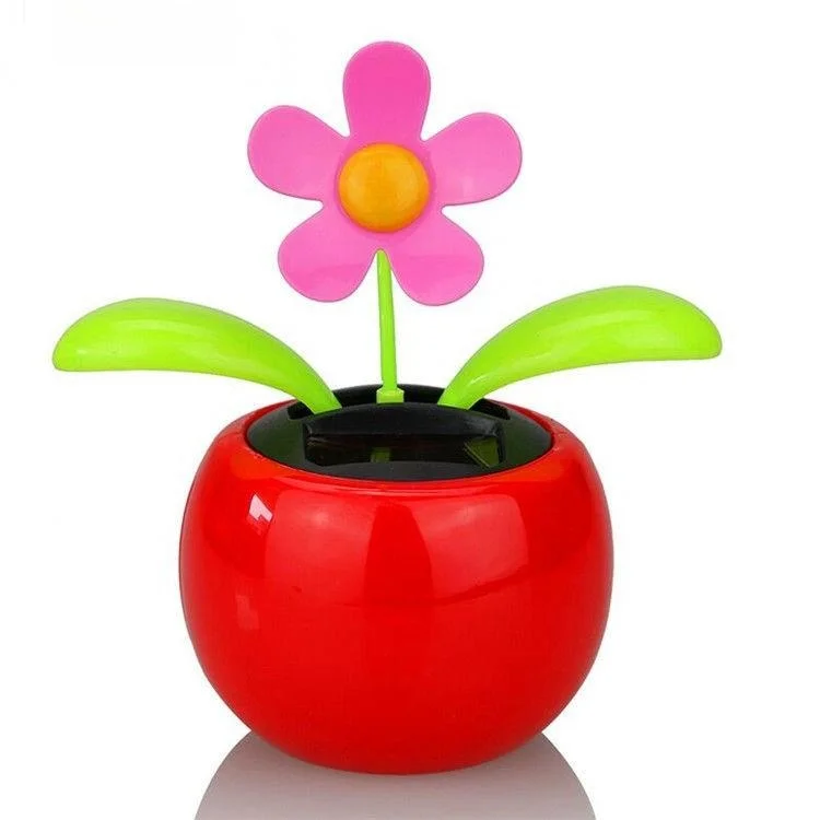 

Creative Car Decorative Suower Blossom Headbobbing Auile Interior Accories New 2026 Model Air Freener