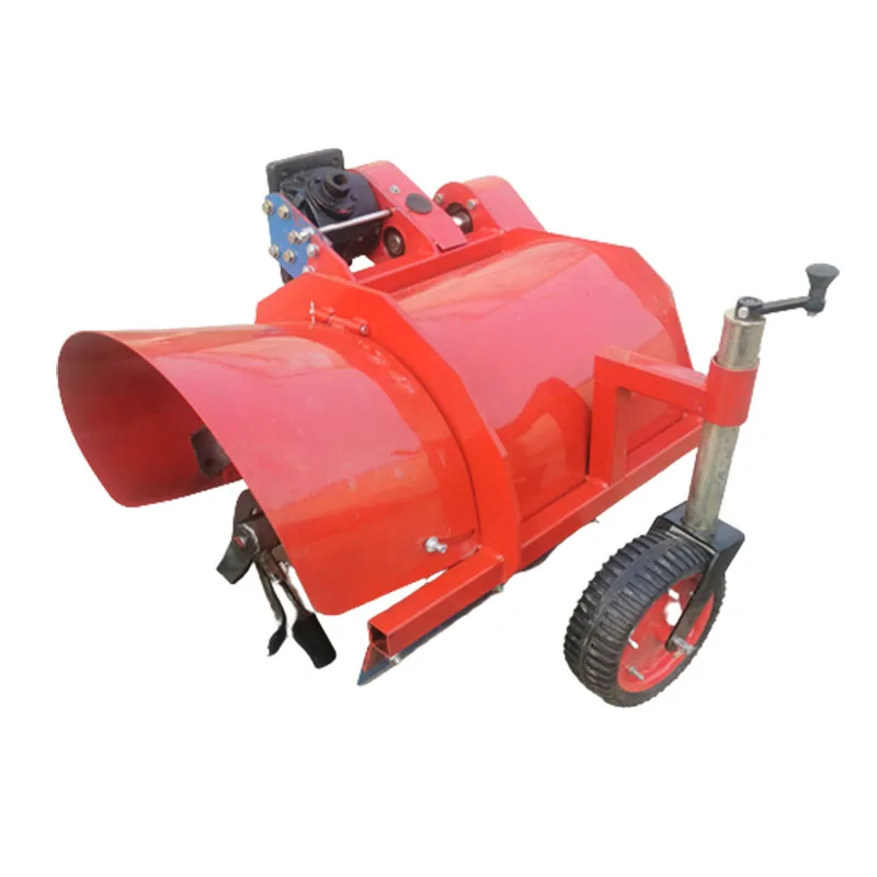 

High productivity agricultural diesel-powered breeding two-wheel tractor grape burying machine