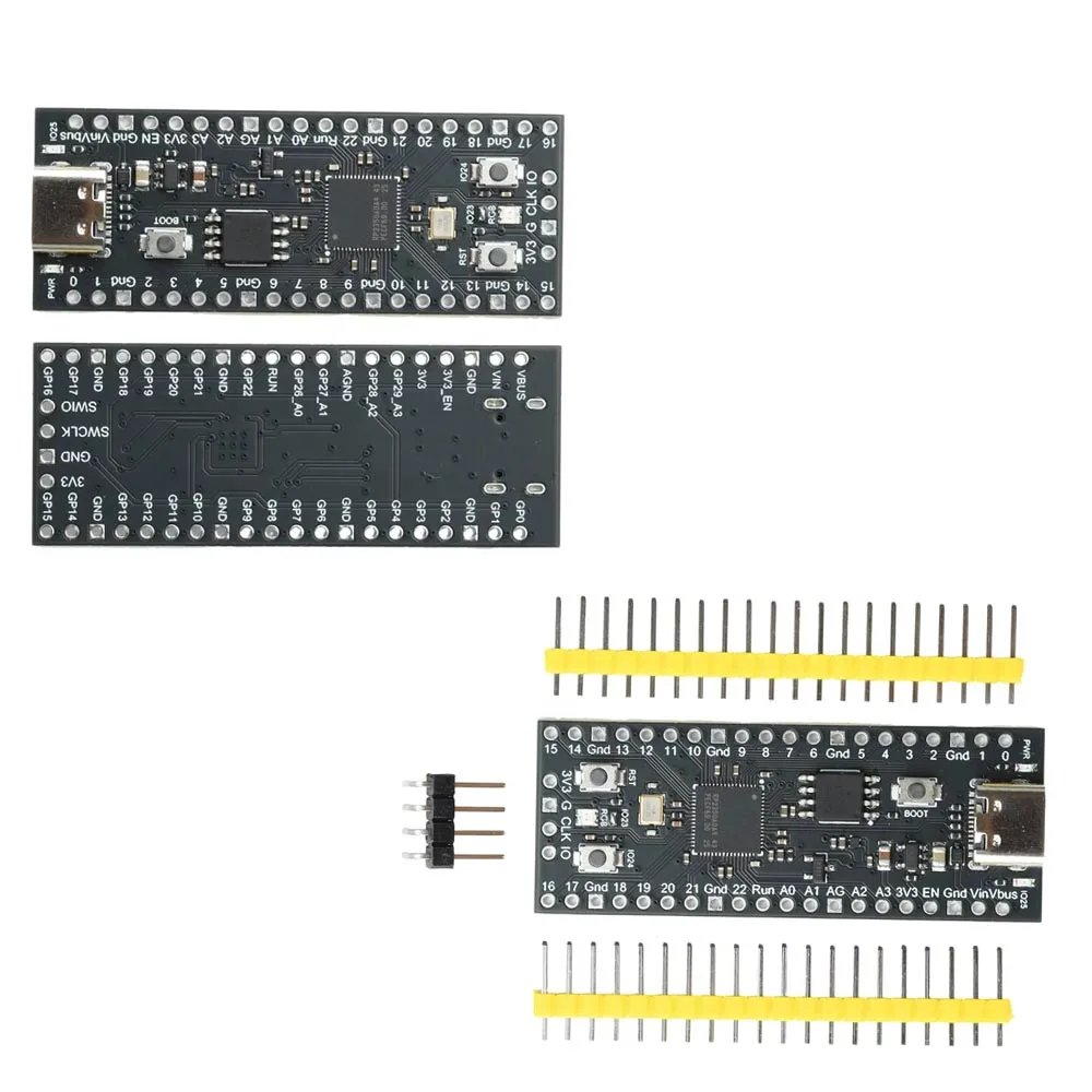for Electronic Experiment Dual Core Development Board 16MB QSPI Flash 520KB SRAM Low Power 30 GPIO 24 PWM Channel USB1.1 PIO
