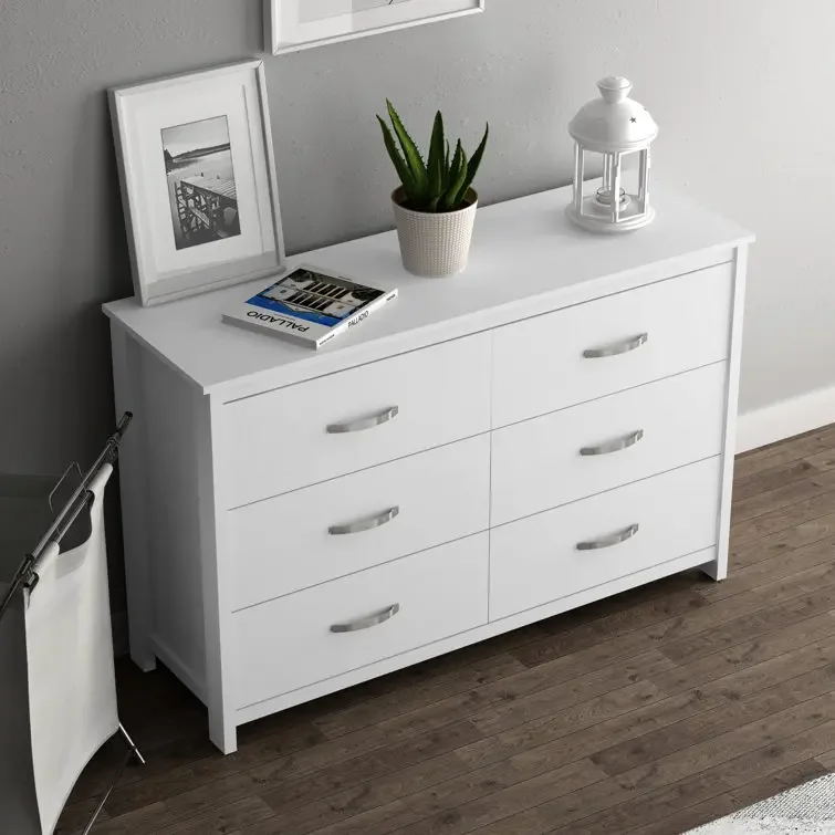 Fashional China chest of drawers of bedroom factory  white melamine chest of drawers for bedroom