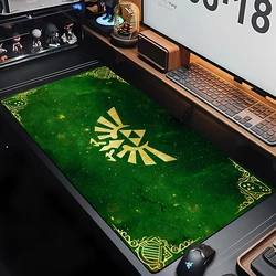 Alfombrilla de escritorio de The Legend of Zelda para jugadores, Alfombra de Anime HD 400x900, accesorios para juegos, teclado, alfombrilla de ratón, novedad