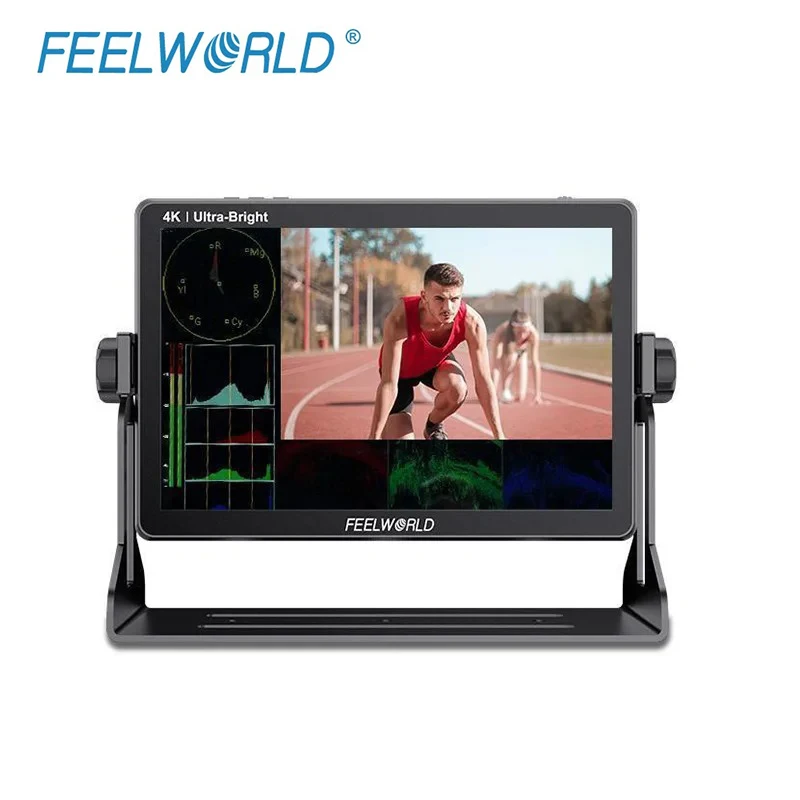 FEELWORLD LUT11H 10.1 Inch 2000nit Ultra Bright Camera Field DSLR Monitor with Touchscreen Waveform LUT