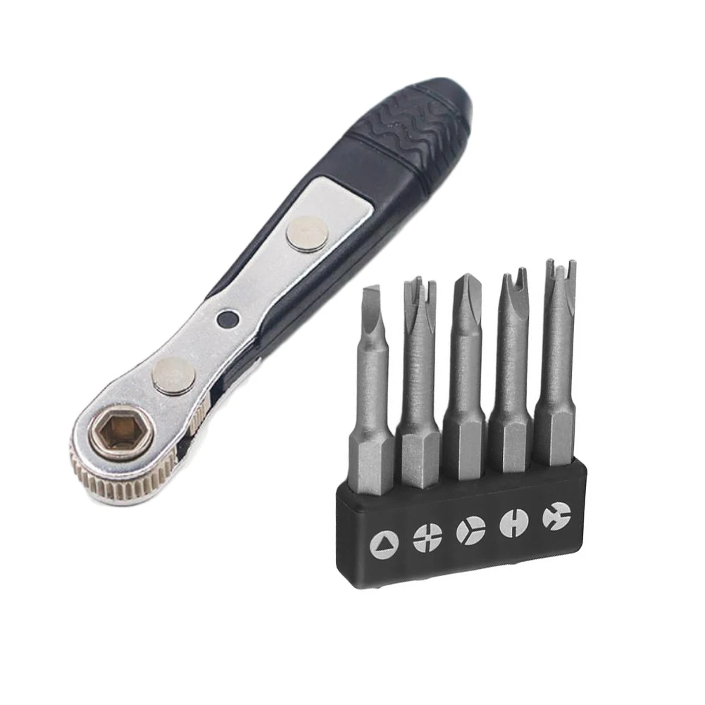 

6/8/14pcs Special Shaped Screwdriver Bits with wrench PH2 SL5 Triangle Y U Three Four Point 50mm/1.96Inch for installation