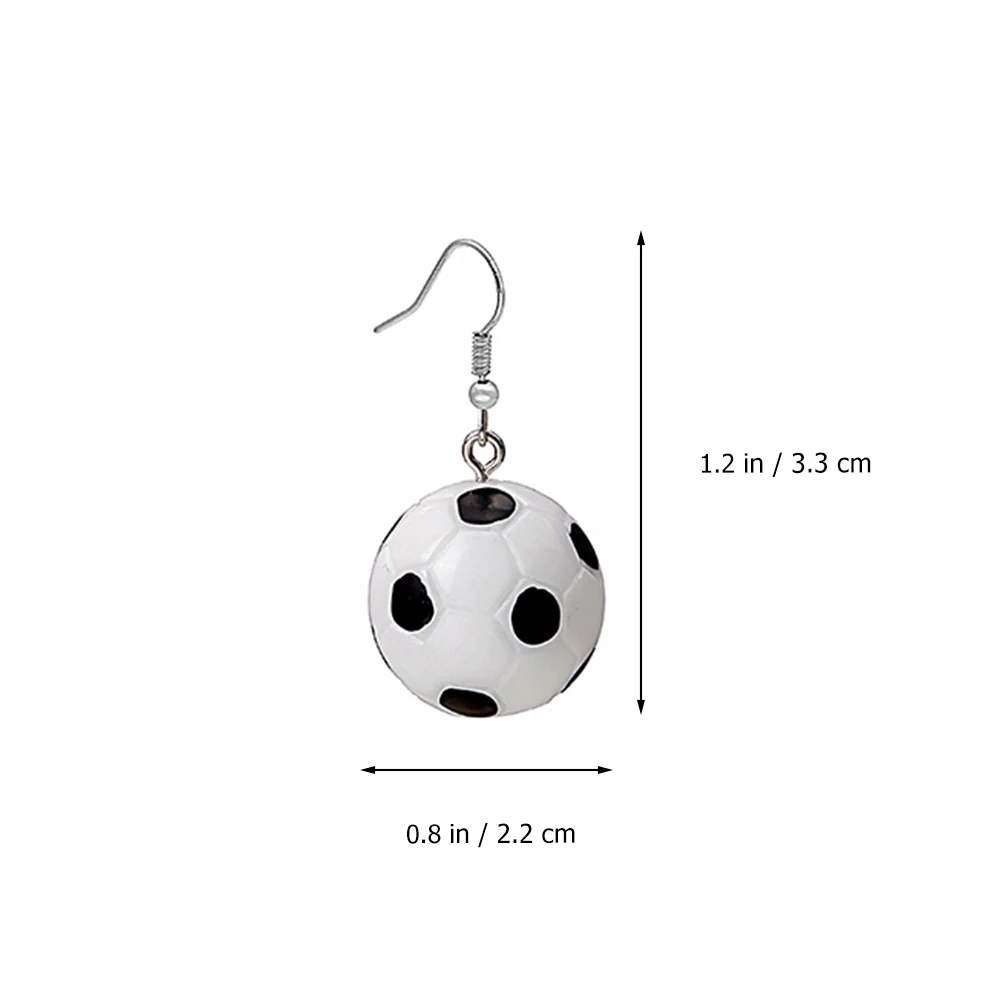

Football Ear Dangler Alloy Soccer Earrings Adorable Jewelry Decor Trendy Pendant Gifts Matching Hat Jeans Shoes T Shirts Eye