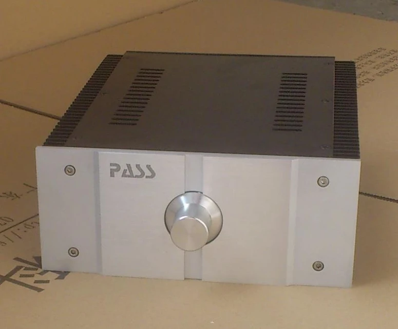 ミニ小型 PASS アンプシャーシ HIFI DIY 電源ケース ヒートシンク付き