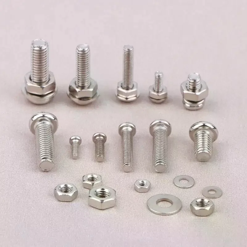 320Pcs Screws Nuts Washers Assortment Kit Rustproof Metric Hardware Set M2 M2.5 M3 M4 M5 For DIY Home Repair Industrial Use