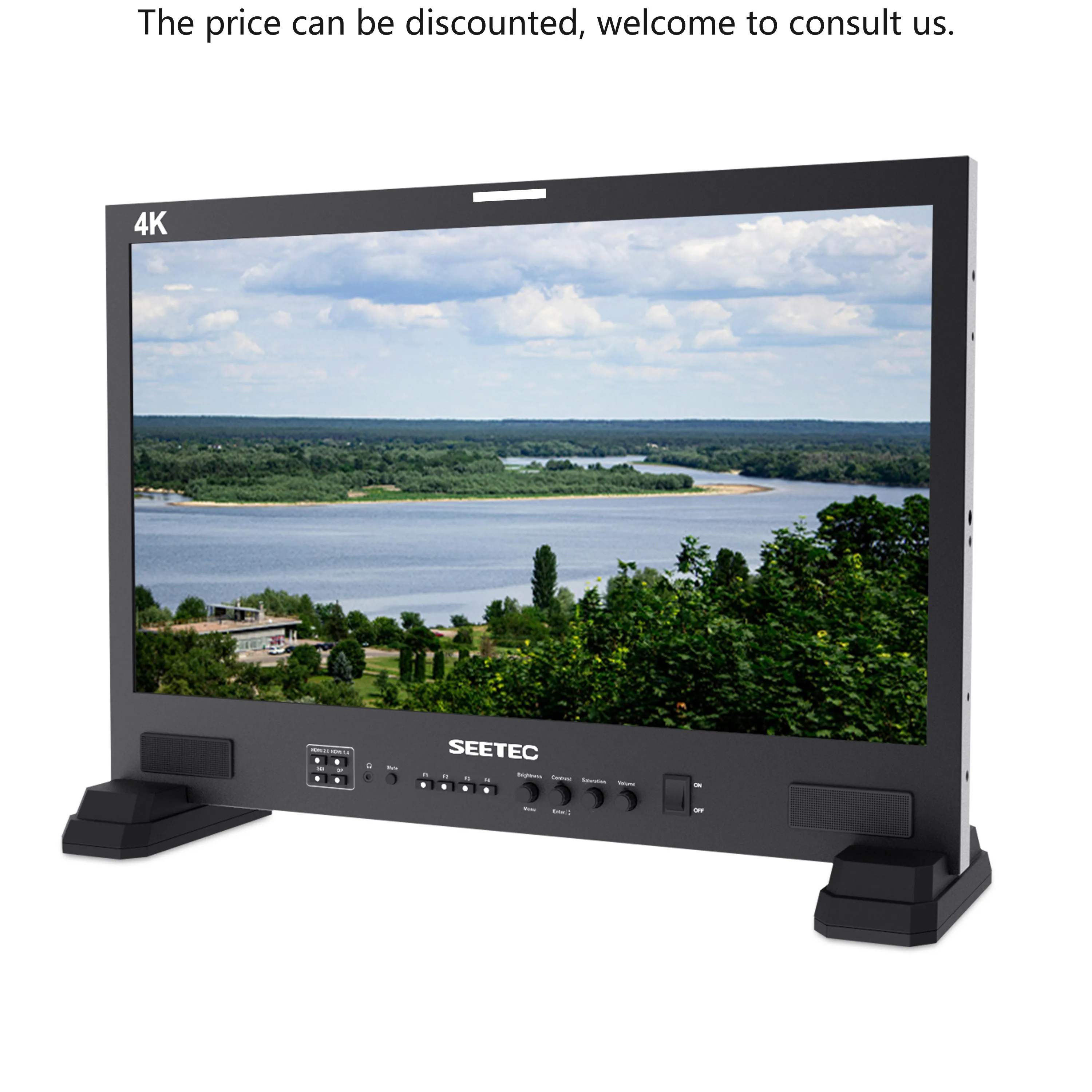 شاشة SEETEC LUT215 مقاس 21.5 بوصة ثلاثية الأبعاد LUT لمخرج البث HDR IPS لوحة SDI HDMI OEM المصنع مباشرة مع تخصيص الشعار