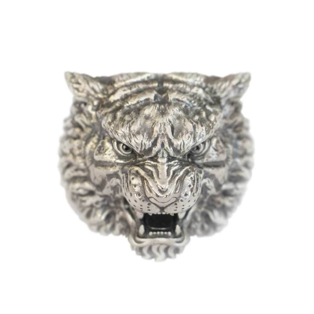 

925 Sterling Silver King of Tiger Ring TA396 US Size 7~16