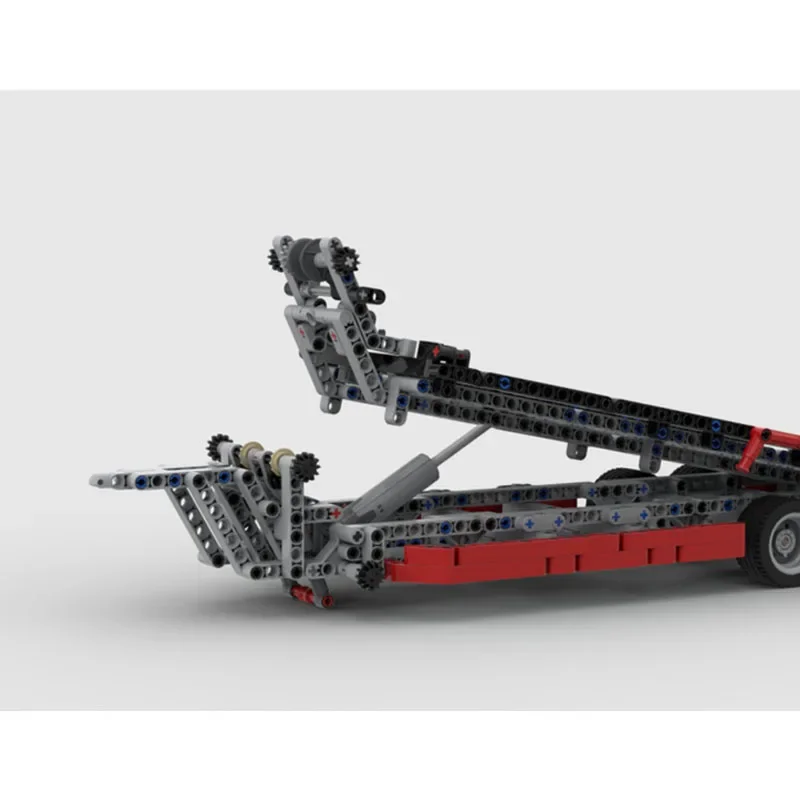 MOC-130553 Klassiek nieuw brandboottrailer bouwsteenmodel, 762-onderdelen, bouwsteenspeelgoed voor verjaardagen voor jongens en kinderen