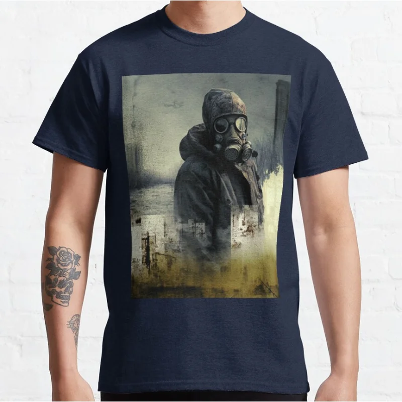 

Stalker's Dusk The Dangerous World of Chernobyl Danger exclusion zone gift t shirt Ghost City Pripyat Graphic Clothes All size T