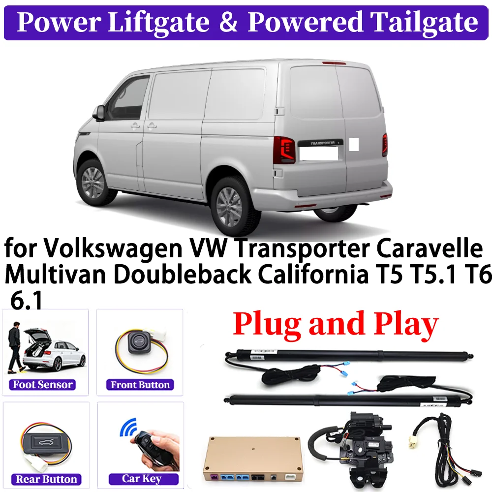 for Volkswagen VW Transporter Caravelle Multivan Doubleback California T5 T5.1 T6 T6.1 Car Power Liftgate Electric Tailgate
