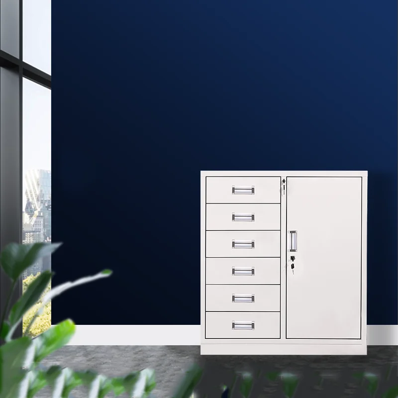 

Office Closet Garage Cabinet Accesories Organizer Drawer Safes File Folder Metal Tool Box Document Cabinet Furniture Safe Home