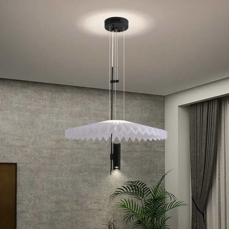 

Creative UFO Shaped Acrylic Pendant Light for Dining Room Bar Kitchen Bedroom Ceiling Lamp