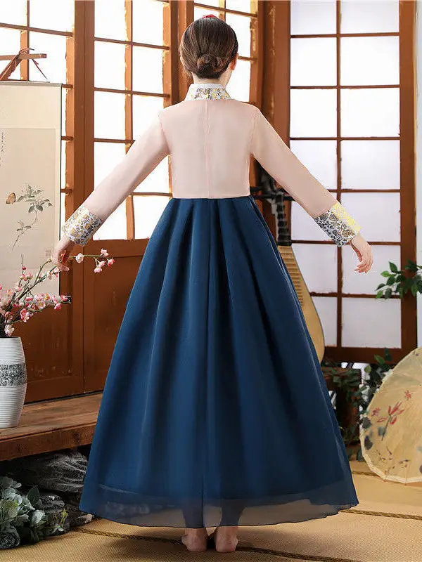 13: 13: 20 abbigliamento tradizionale coreano abito Hanbok per le donne abito da sposa antico palazzo con scollo a v Performance nazionale stile Asien